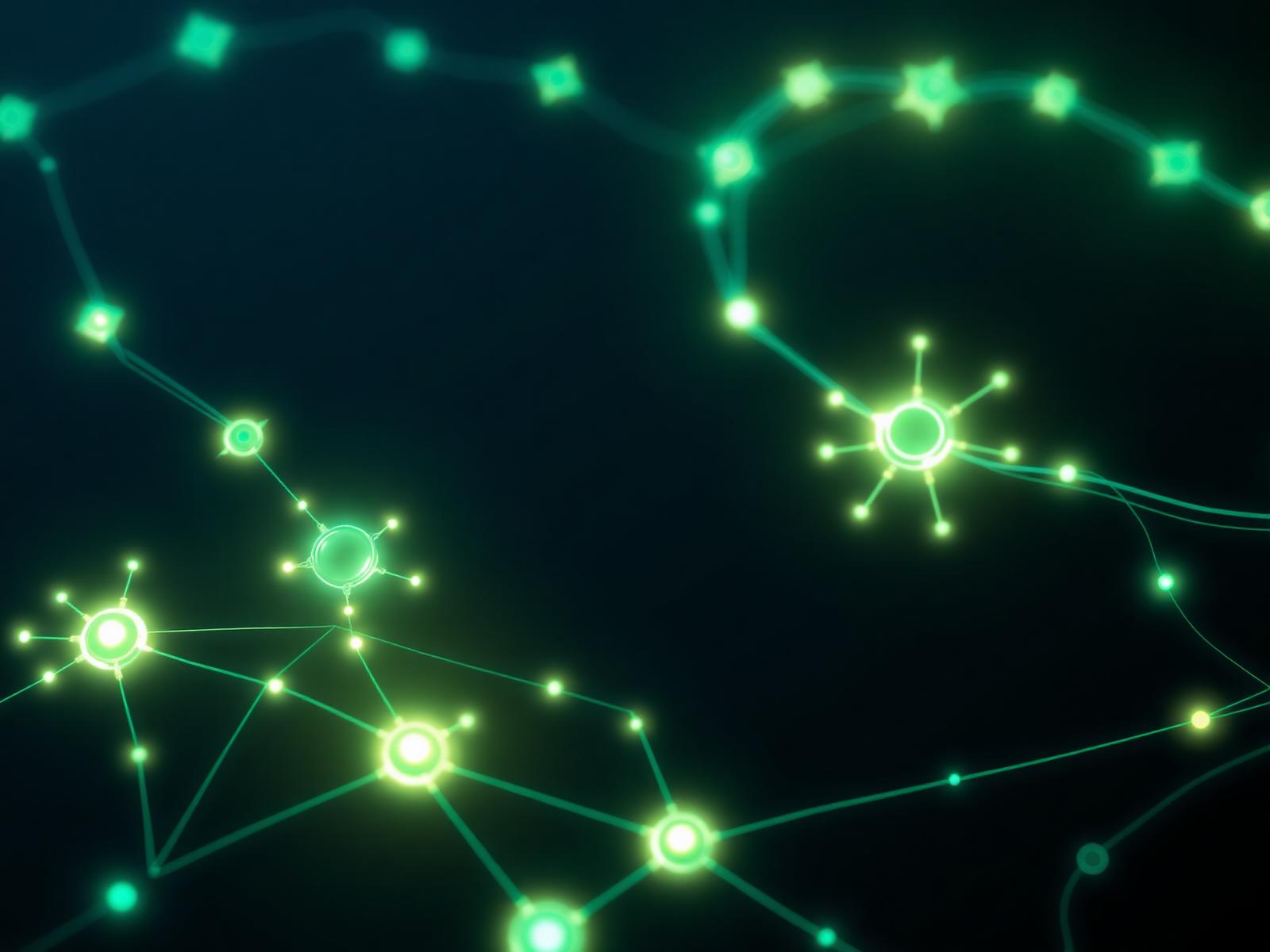 Autonomous AI agents connected across a business network